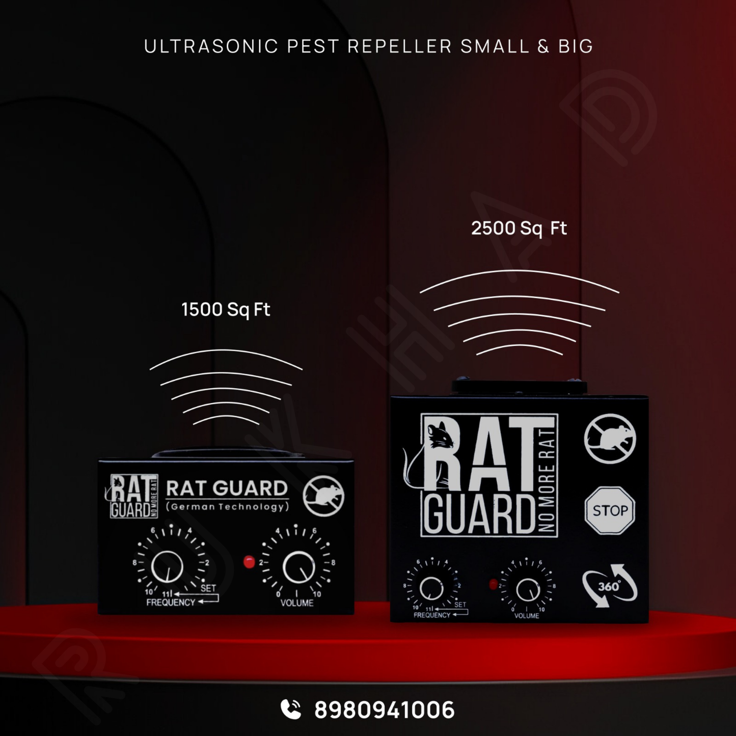 Rat Repellent Ultrasound Pest Control Device (covered area 2500 To 3000SQ)